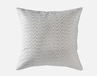 Casano Euro Sham, Geometric, Grey, 26" x 26"