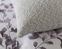 Casano Square Cushion Cover, Geometric, Grey, 18" x 18"