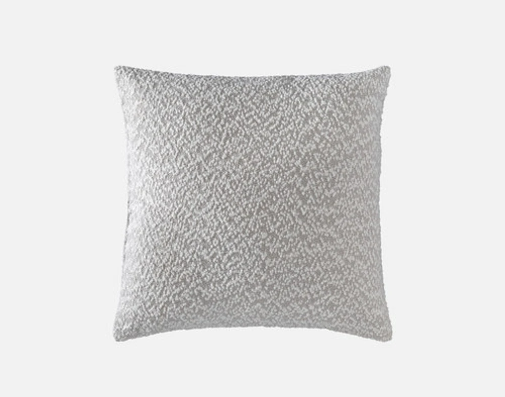 Casano Square Cushion Cover, Geometric, Grey, 18" x 18"