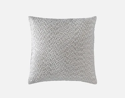 Casano Square Cushion Cover, Geometric, Grey, 18" x 18"