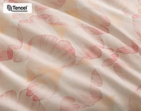Rosetti Floral Duvet Cover, TENCEL Lyocell, Floral, Blue,