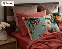Rosetti Floral Pillow Sham, Floral, Blue,