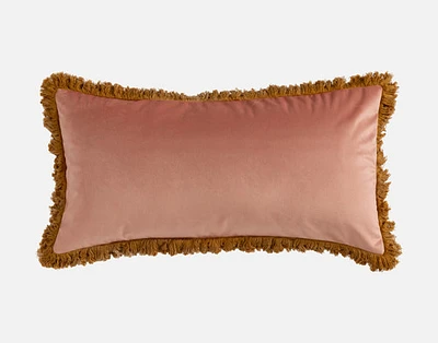 Rosetti Boudoir Pillow Cover, Pink, 24" x 12"