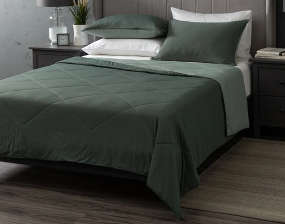 3-Piece Cool Bedding For Hot Sleepers Bundle - Balsam, Green