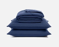 3-Piece Cool Bedding For Hot Sleepers Bundle - Midnight, Blue
