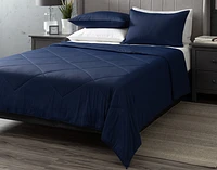 3-Piece Cool Bedding For Hot Sleepers Bundle - Midnight, Blue