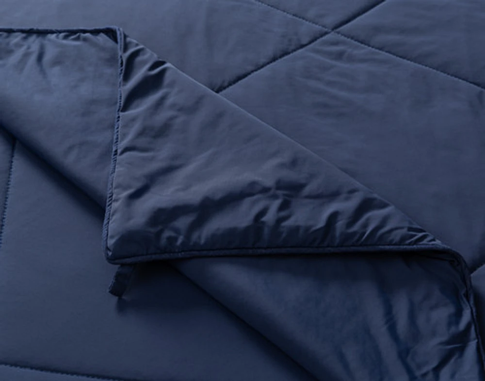 3-Piece Cool Bedding For Hot Sleepers Bundle - Midnight, Blue