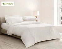6-Piece Bath & Bedding Essentials Bundle - White,