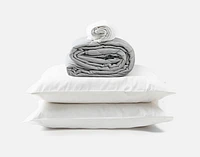 3-Piece Cooling Bamboo Bedding Bundle - Grey