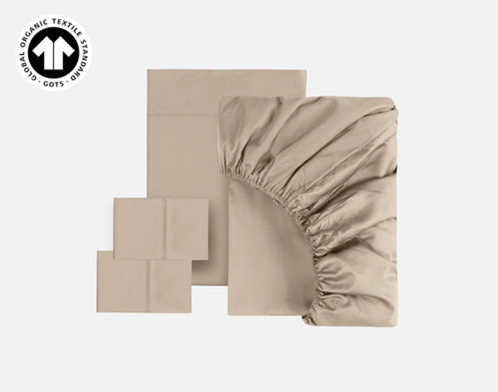 300TC Organic Cotton Sheet Set