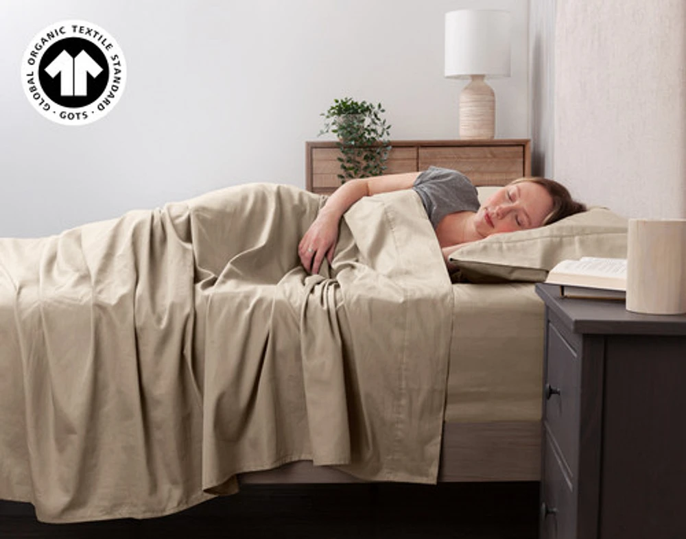 300TC Organic Cotton Sheet Set