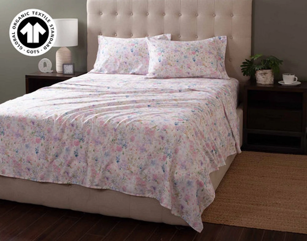 300TC Organic Cotton Sheet Set