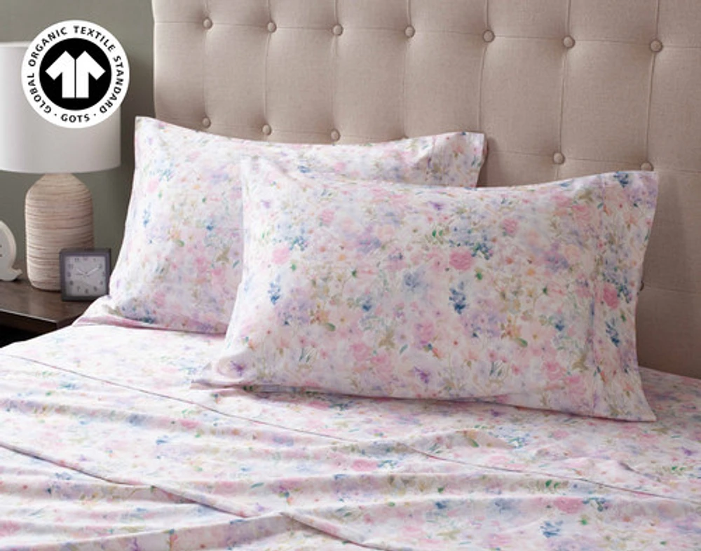 300TC Organic Cotton Sheet Set