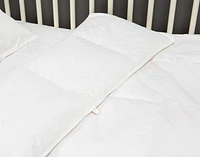 3-Piece Crib-Sized Bamboo Cotton Bedding Bundle - Spruce, RDS Certified, Green