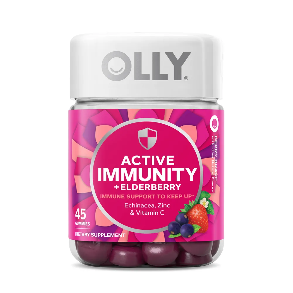 OLLY Active Immunity + Elderberry Berry Brave Gummies