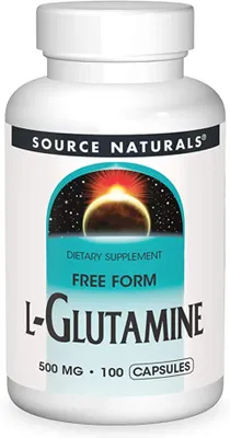 Source Naturals L-Glutamine 500MG 50 Capsules