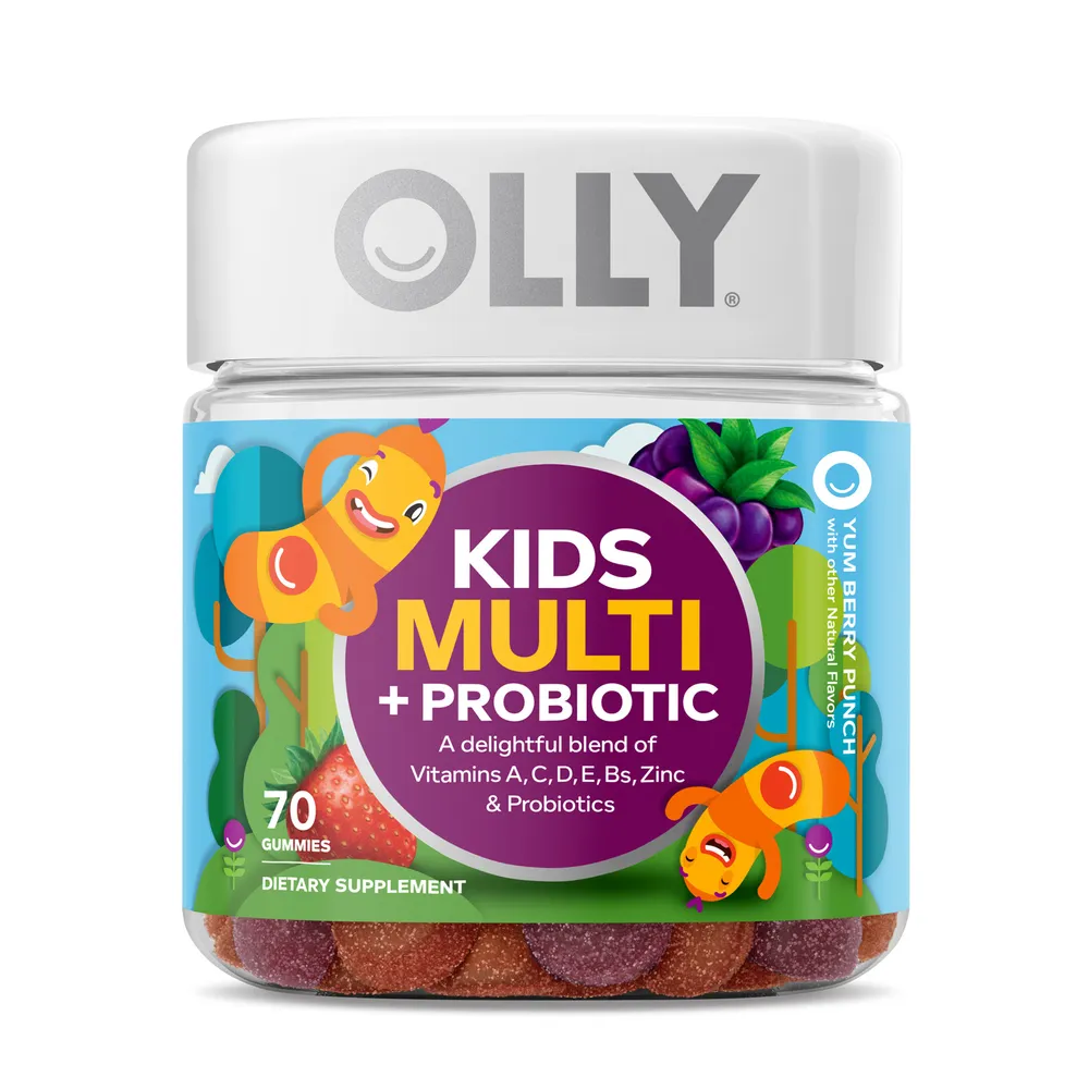 OLLY Kids' Multi + Probiotic Yum Berry Punch