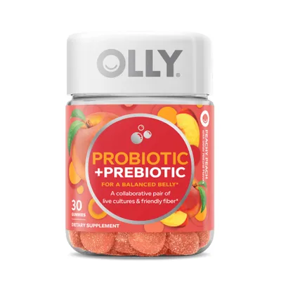 OLLY Probiotic + Prebiotic Peachy Peach