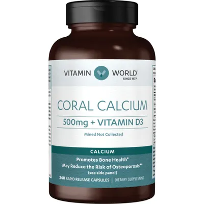 Coral Calcium 500MG Plus Vitamin D3