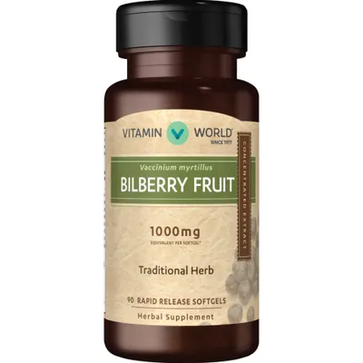 Bilberry 1000 mg.