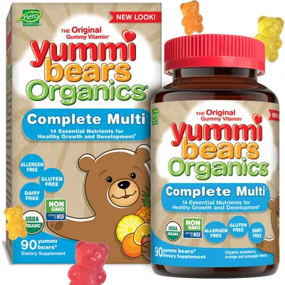 Yummi Bears Organics Children's Multivitamin Gummies