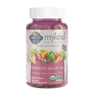 mykind Organics Organic Fruit Gummies - Women's Multi 40+ - Organic Berry