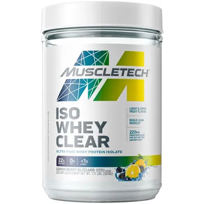 Iso Whey Clear Ultra-Pure Protein Isolate Lemon Berry