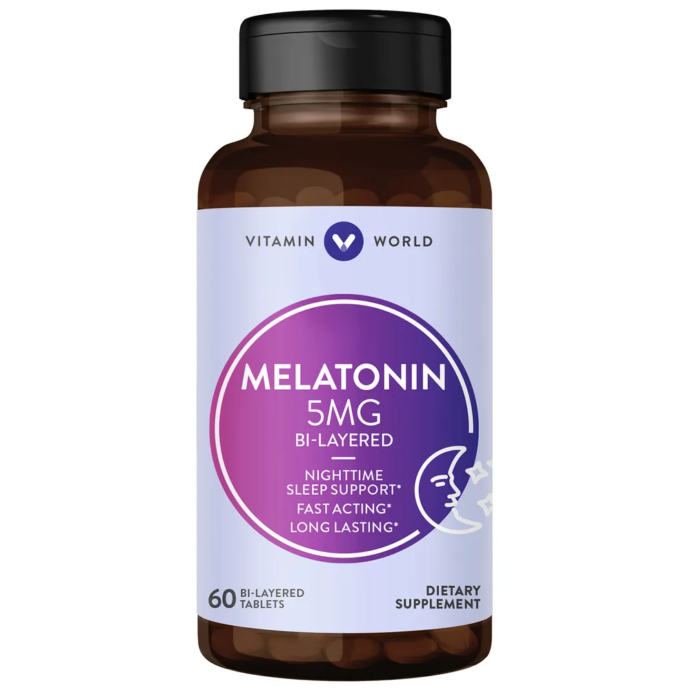 Bi-Layered Melatonin 5 mg.