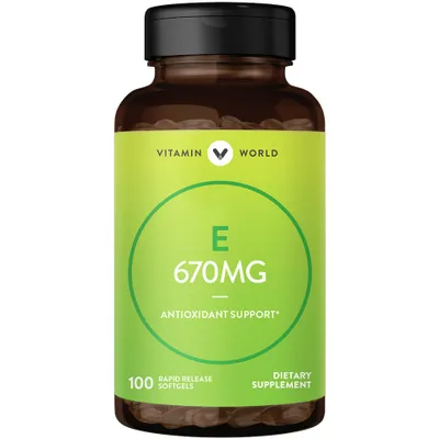 Vitamin E 1000 IU 100% Natural