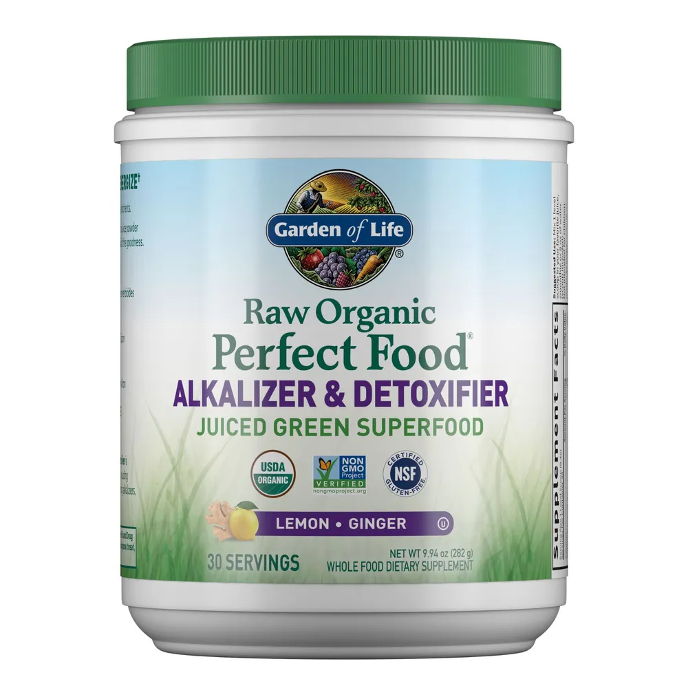 Raw Organic Perfect Food Green Superfood - Alkalizer and Detoxifier