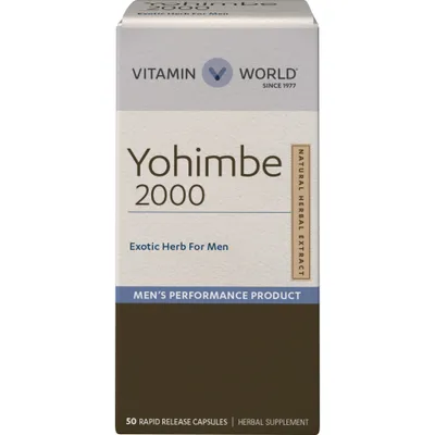 Yohimbe, 2000 mg.