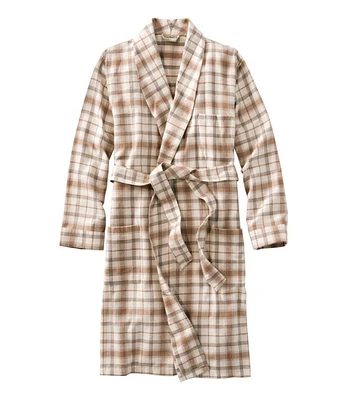 Men's Scotch Plaid Flannel Robe