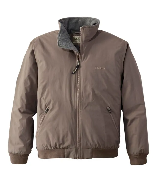 L.L.Bean Fleece-Lined Insulated Warm-Up Jacket - S