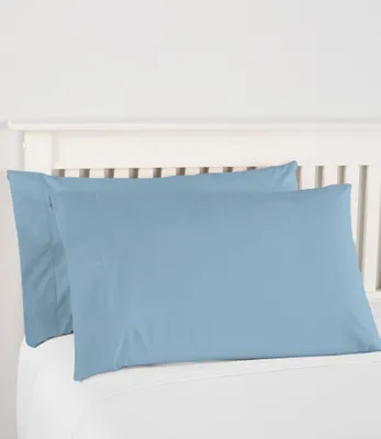 280-Thread-Count Pima Cotton Percale Pillowcases, Set of Two