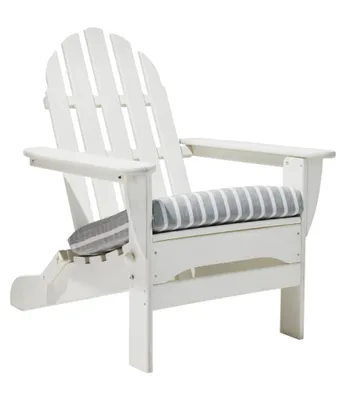 Casco Bay Adirondack Chair Seat Cushion, Stripe