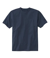 Men's Carefree Unshrinkable Tee with Pocket, Traditional Fit