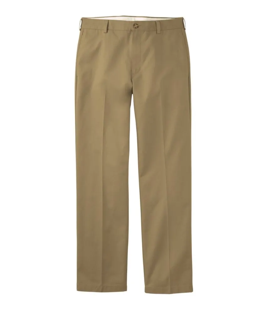 Men's Wrinkle-Free Double L® Chinos, Natural Fit, Hidden Comfort, Plain Front