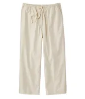 Women's Sunwashed Canvas Pants, Straight-Leg Crop