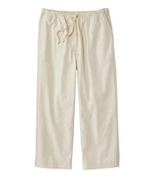 Women's Sunwashed Canvas Pants, Straight-Leg Crop
