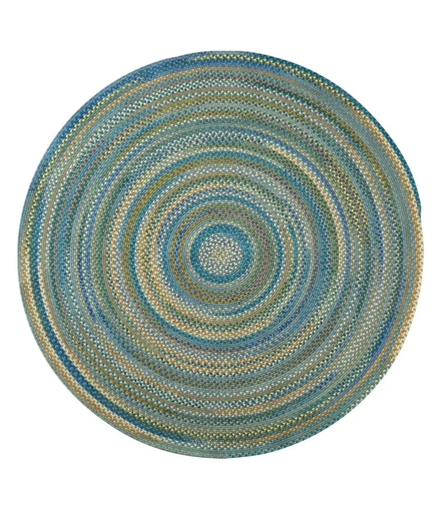 L.L.Bean Braided Wool Rug, 6' Diam.