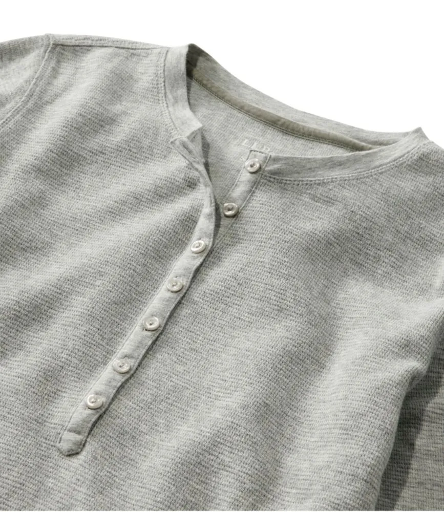 L.L.Bean Cotton Waffle Henley