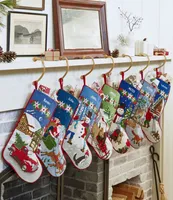 Christmas Needlepoint Stocking, Cotton Subject | L.L.Bean