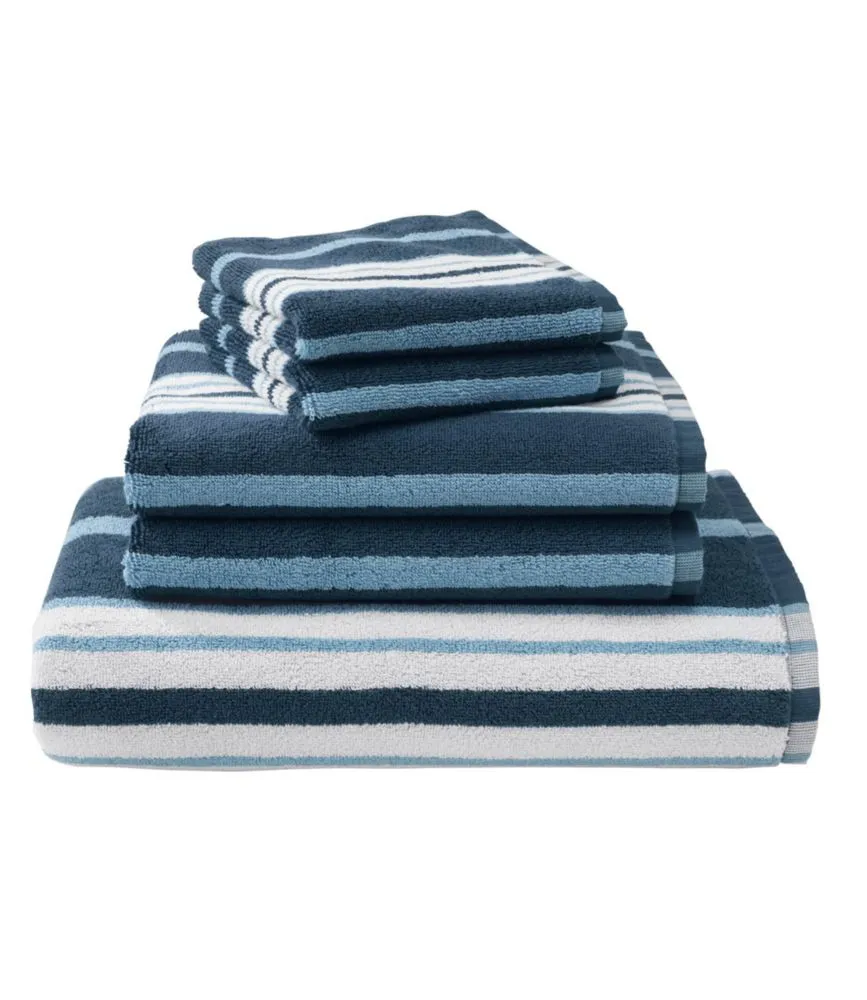 Premium Cotton Towel Set, Stripe