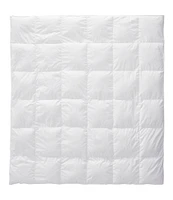 Sateen White Goose Down Comforter, Warm