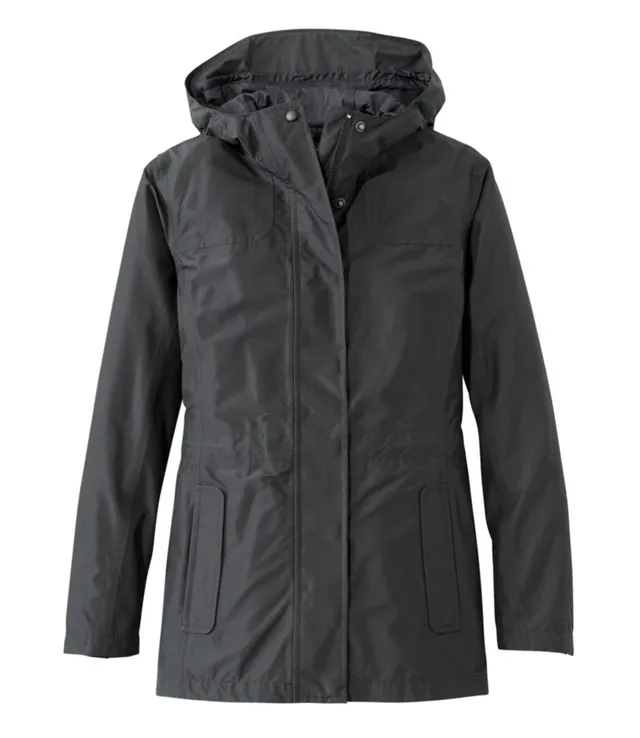 Women's H2OFF Raincoat, Mesh-Lined Deep Navy Extra Small, Synthetic/Nylon | L.L.Bean
