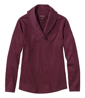 Women's L.L.Bean Pullover, Long-Sleeve Shawl Collar