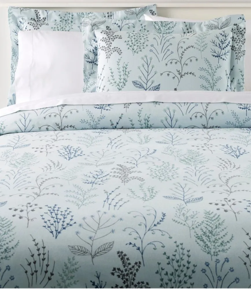 Botanical Floral Flannel Comforter Cover Collection