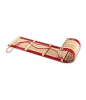 Toboggan with Cushion and Buffalo Plaid Cushion Cover, Small