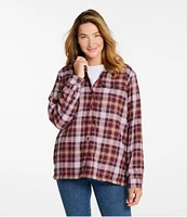 Women's Fleece-Lined Flannel Hoodie, Plaid