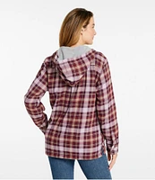 Women's Fleece-Lined Flannel Hoodie, Plaid